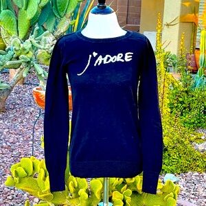 MOSSIMO J ADORE SWEATER Heart Love